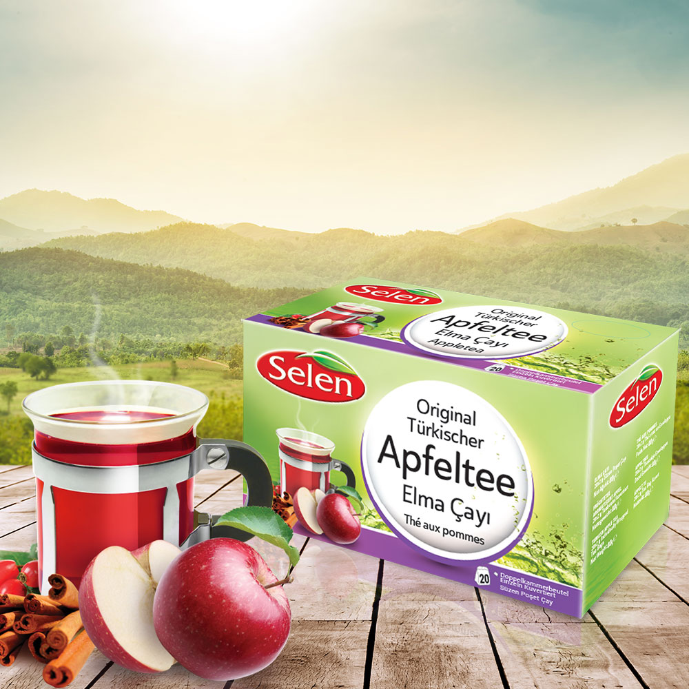 Thé Original Turc à la Pomme – Petits sachets pour tasse de thé
