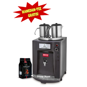 MERAY Elektrische Teemaschine Teebereiter Teeautomat Samowar 15 L Kessel mit 2 Kannen